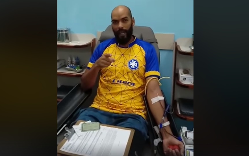 Treinador do sub-20 do Barra Mansa realiza doação de sangue