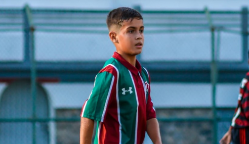 Com nome de craque, jovem de 11 anos do Fluminense treina com o pai durante a pandemia