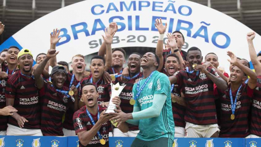 Flamengo bate Palmeiras nos pênaltis e conquista o Brasileirão Sub-20