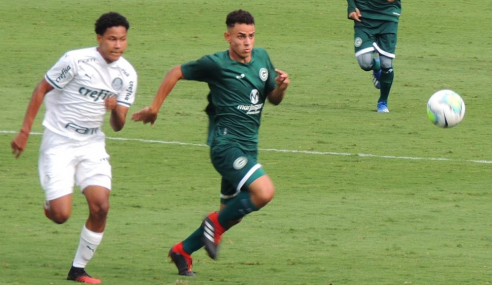 Com gol nos acréscimos, Palmeiras vence Goiás pelo Brasileirão sub-20