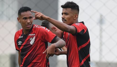 Athletico-PR faz 2 a 0 no Fluminense, pelo Brasileiro sub-20