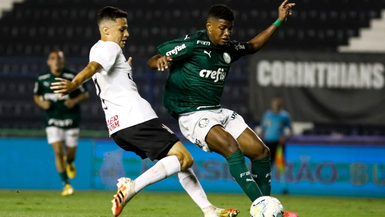 Palmeiras faz três no Corinthians no Parque São Jorge pelo Brasileirão sub-20