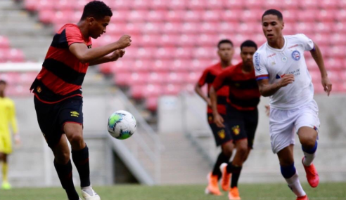 Sport Recife e Bahia empatam e não embalam no Brasileirão sub-17