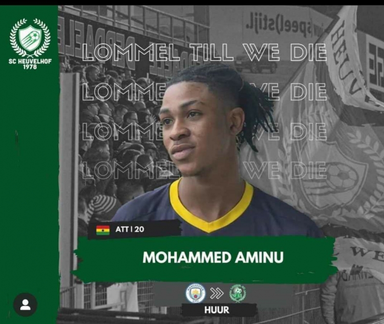 Manchester City-ING empresta Mohammed Aminu ao Lommel SK-BEL