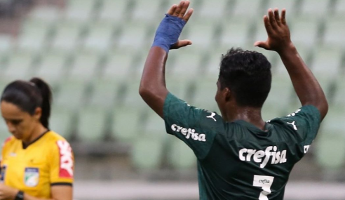 Palmeiras vence Bahia e fecha primeira fase na ponta do seu grupo no Brasileirão sub-17