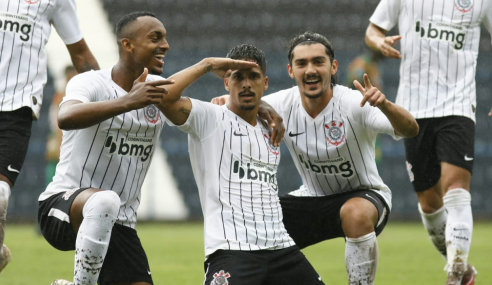 Corinthians vence Sampaio Corrêa e fica com a ponta do Grupo B no Brasileirão de Aspirantes
