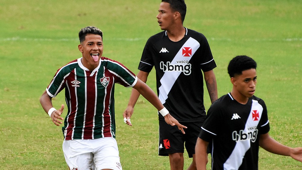 Com gol no fim, Fluminense bate Vasco na ida das quartas de final do Brasileirão sub-17