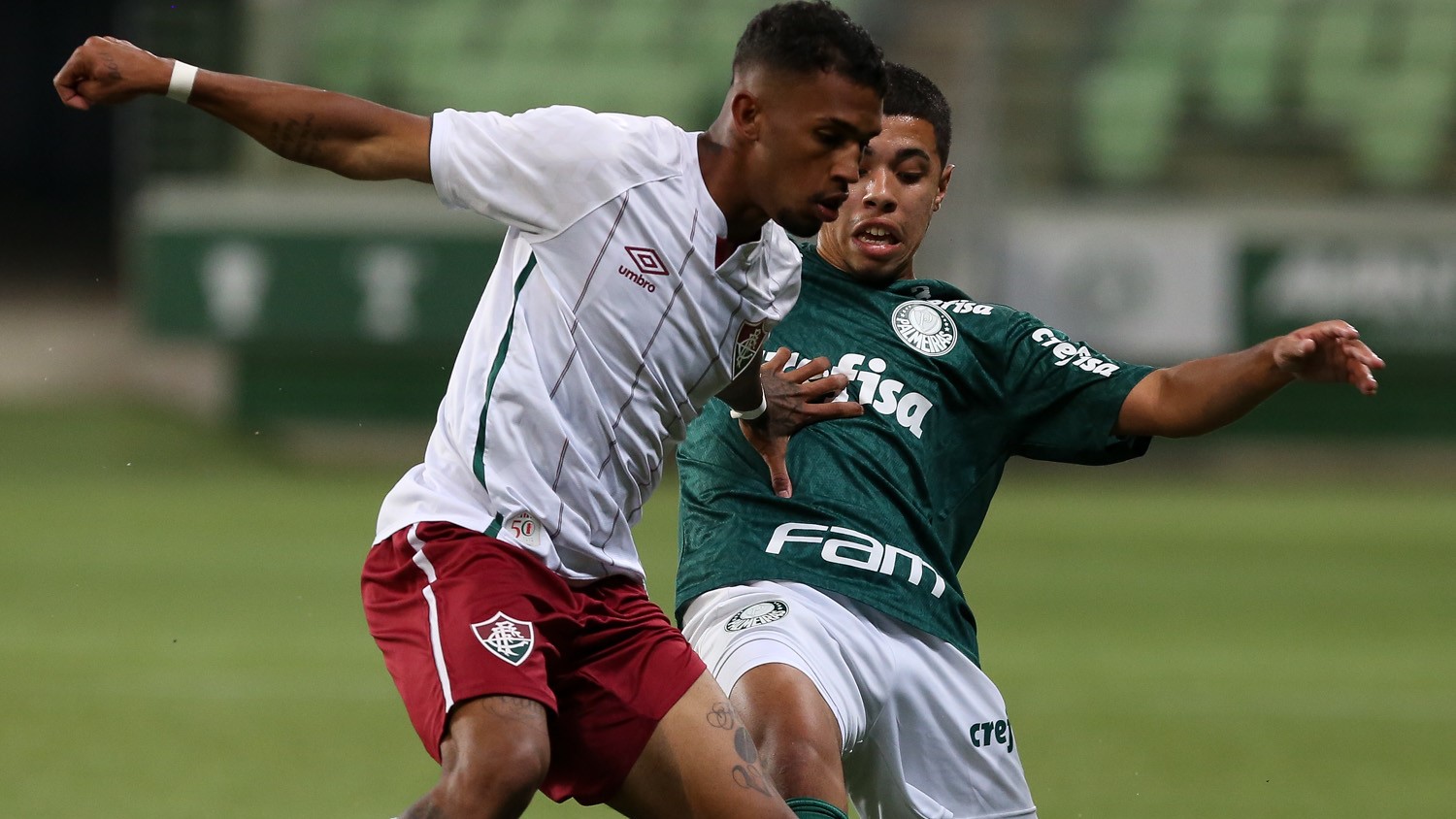 Com três de John Kennedy, Fluminense bate Palmeiras fora de casa pelo Brasileirão sub-20
