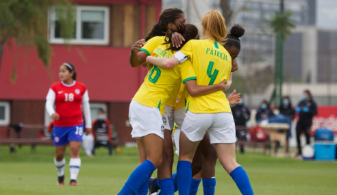 Seleção Feminina sub-17 vence dois amistosos com o Chile