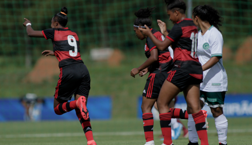 Flamengo bate Goiás e vence a terceira no Brasileirão Feminino Sub-18