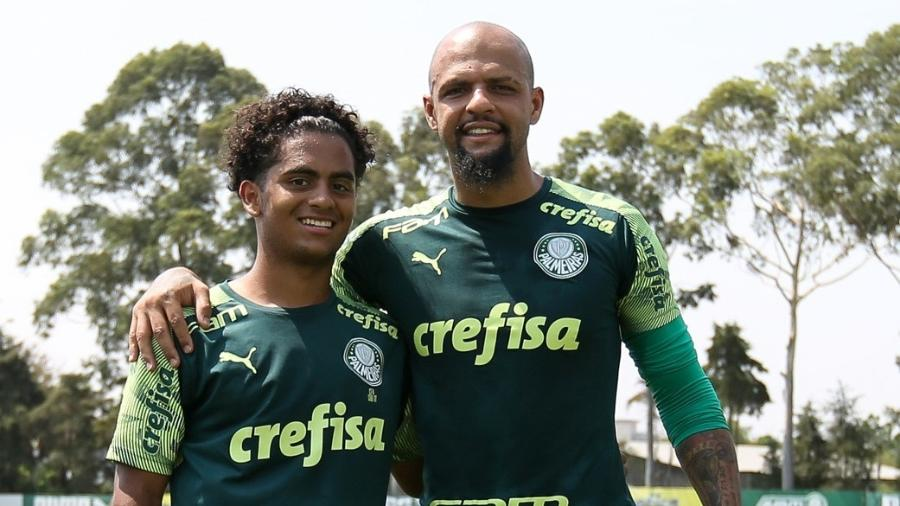 Filho de Felipe Melo é promovido ao time sub-20 do Palmeiras