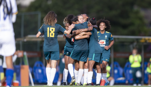 Seleção Feminina Sub-20 encerra período de treinos com vitória