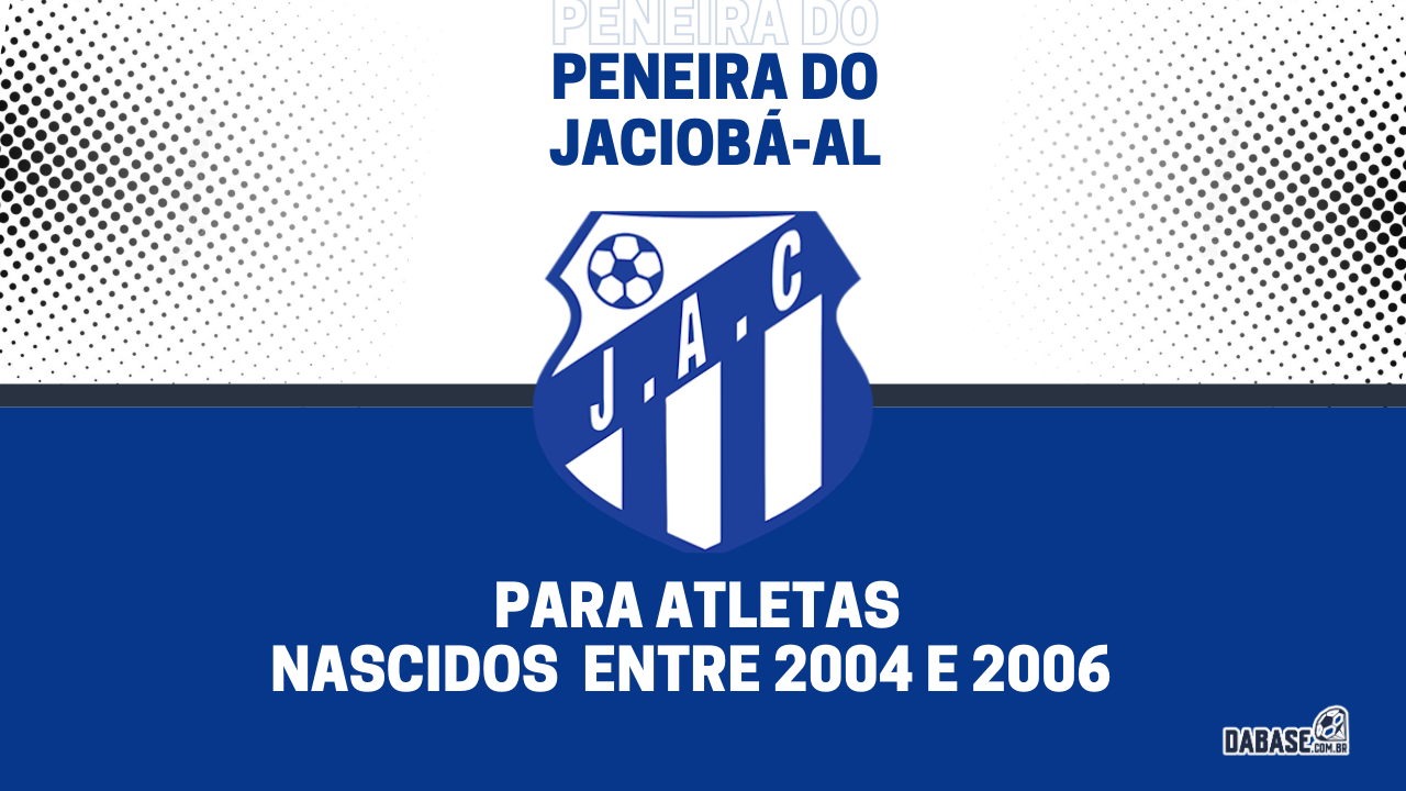 Jaciobá-AL realizará peneira para a equipe sub-17