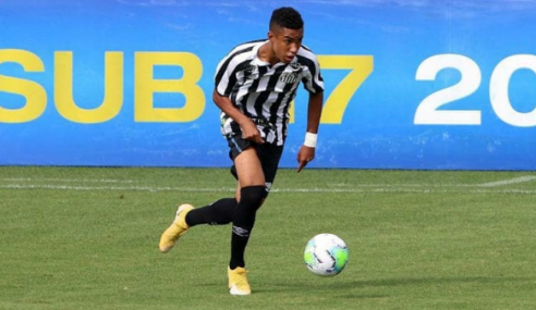 Santos assina contrato profissional com joia de apenas 16 anos de idade