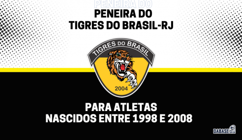 Tigres do Brasil-RJ abre inscrições de peneira para quatro categorias