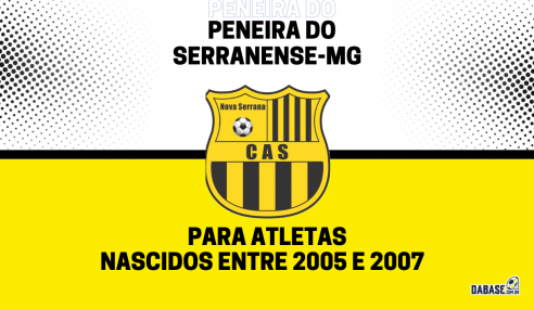 Serranense-MG realizará peneira para três categorias