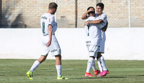 Palmeiras goleia Ceará fora de casa e vence a terceira seguida no Brasileirão Sub-17