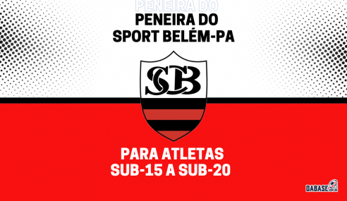 Sport Belém-PA realizará peneira para três categorias