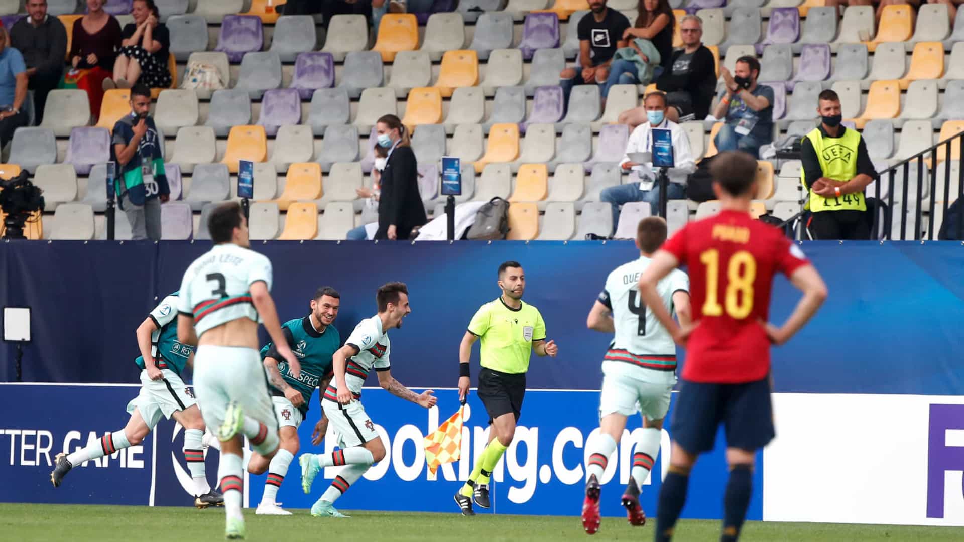 Gol contra põe Portugal na final do Europeu Sub-21