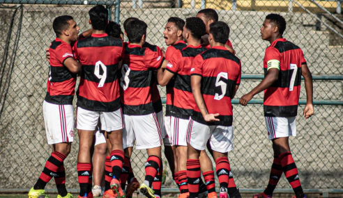 Flamengo vence Atlético-MG fora de casa e larga bem nas quartas do Brasileirão Sub-17