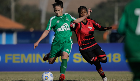 Com dois gols de falta de Viviane, Chapecoense vence Atlético-GO pelo Brasileirão Feminino Sub-18