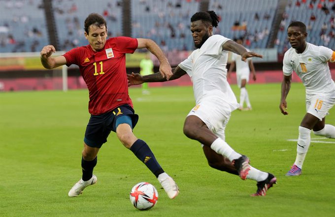 Espanha goleia Costa do Marfim na prorrogação e está nas semifinais das Olimpíadas