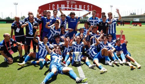 Deportivo La Coruña sagra-se campeão espanhol sub-19