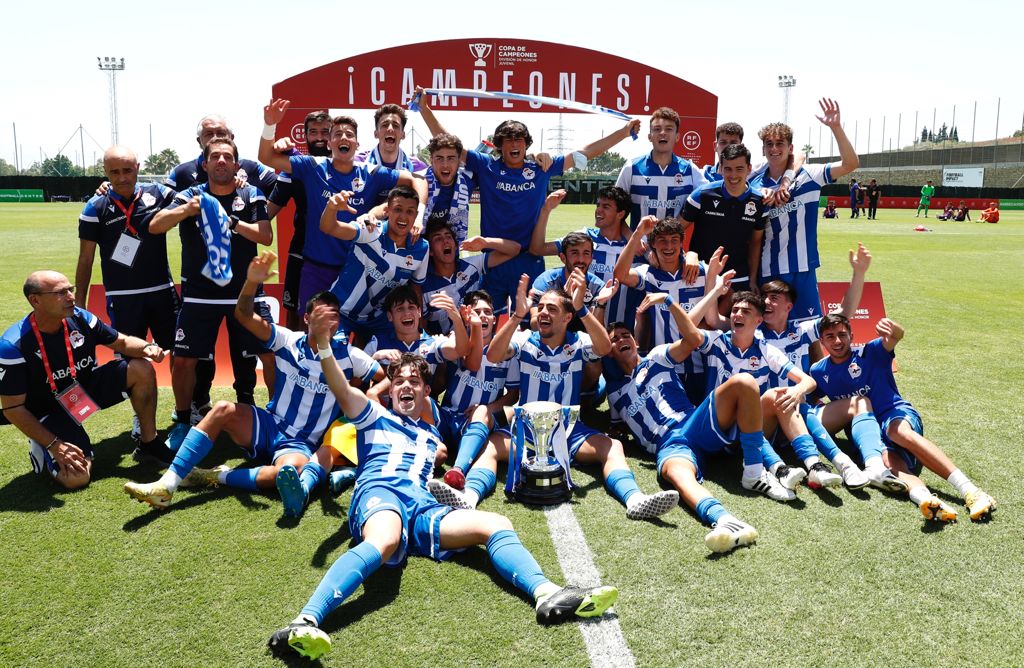 Deportivo La Coruña sagra-se campeão espanhol sub-19