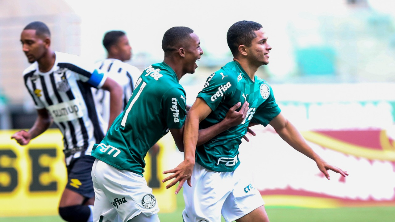 Com dois de Gabriel Silva, Palmeiras vence Santos pelo Brasileirão Sub-20