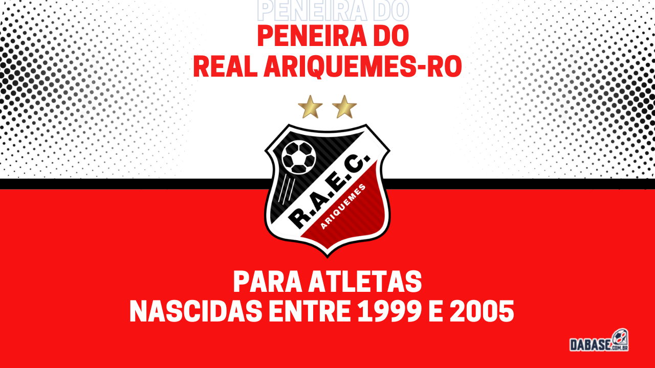 Real Ariquemes-RO realizará peneira para a equipe feminina sub-23