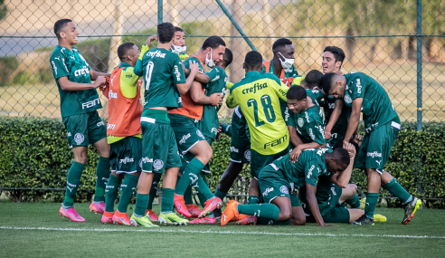 Palmeiras faz dois gols no fim e vira sobre o São Paulo pelo Brasileirão Sub-17