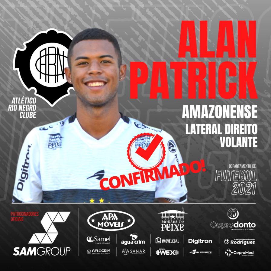 Rio Negro-AM contrata Alan Patrick