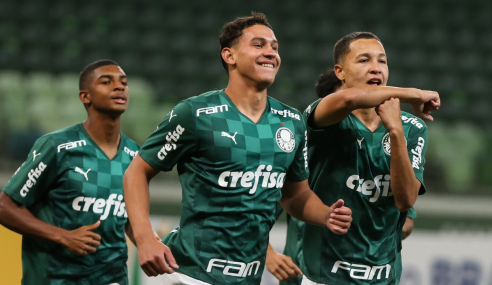 Palmeiras massacra Confiança no duelo de ida das oitavas da Copa do Brasil Sub-17
