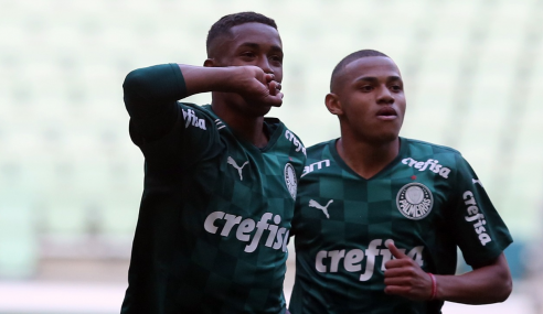 Palmeiras vence Fortaleza e assume vice-liderança do Brasileirão Sub-20