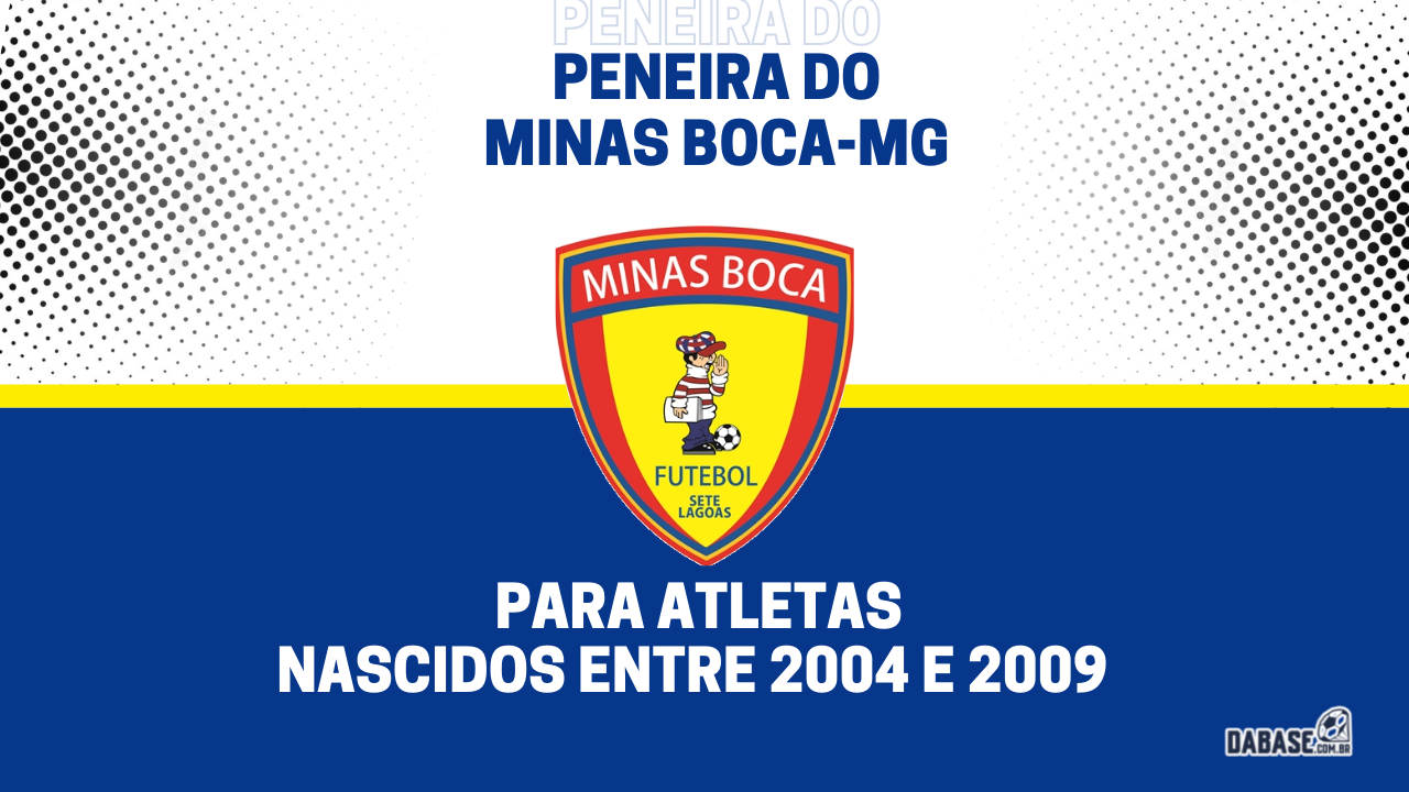 Minas Boca-MG realizará peneira para cinco categorias