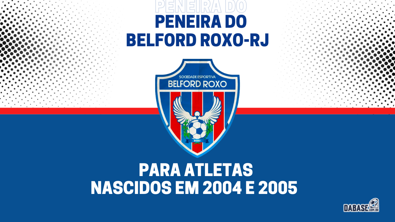 Belford Roxo-RJ realizará peneira para a equipe sub-17