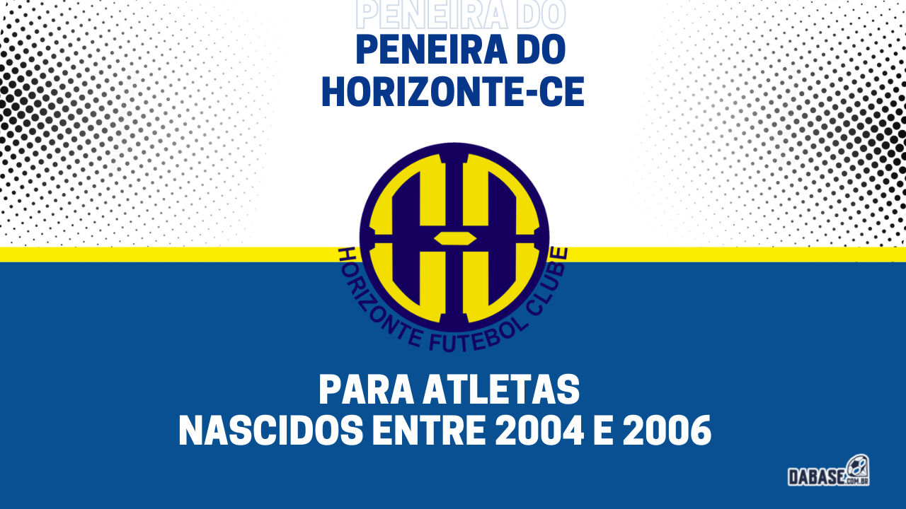 Horizonte-CE realizará peneira para para a equipe sub-17