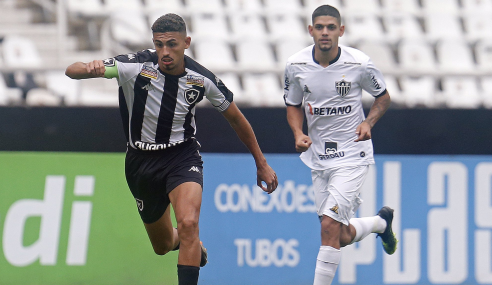 Botafogo e Atlético-MG não saem do zero na ida das quartas do Brasileirão Sub-20