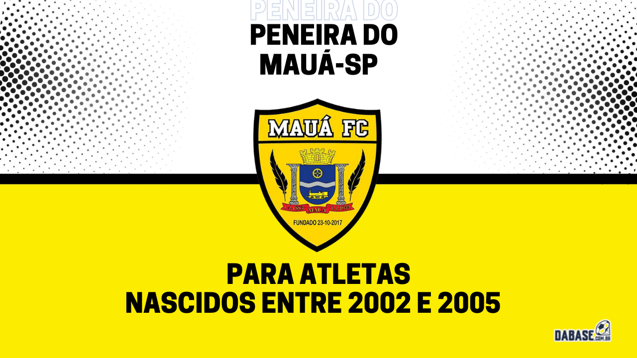 Mauá-SP abre inscrições de peneira para a equipe sub-20
