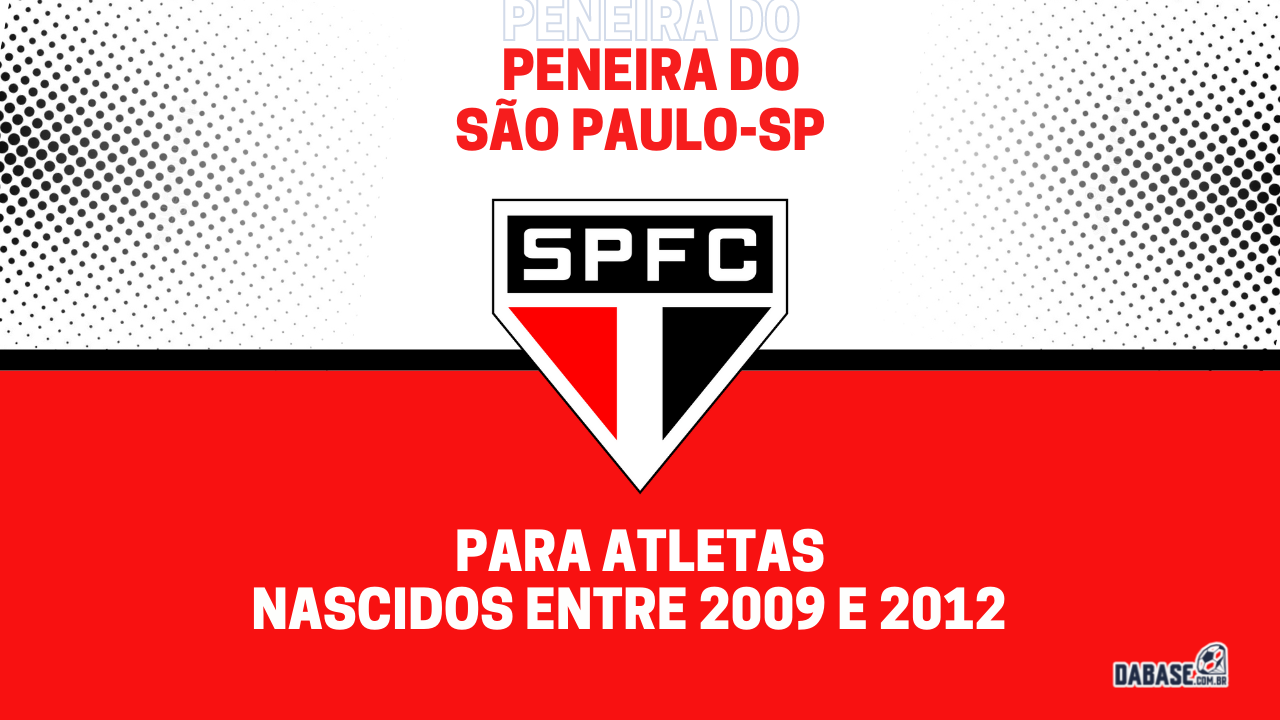 São Paulo-SP realizará peneira para duas categorias