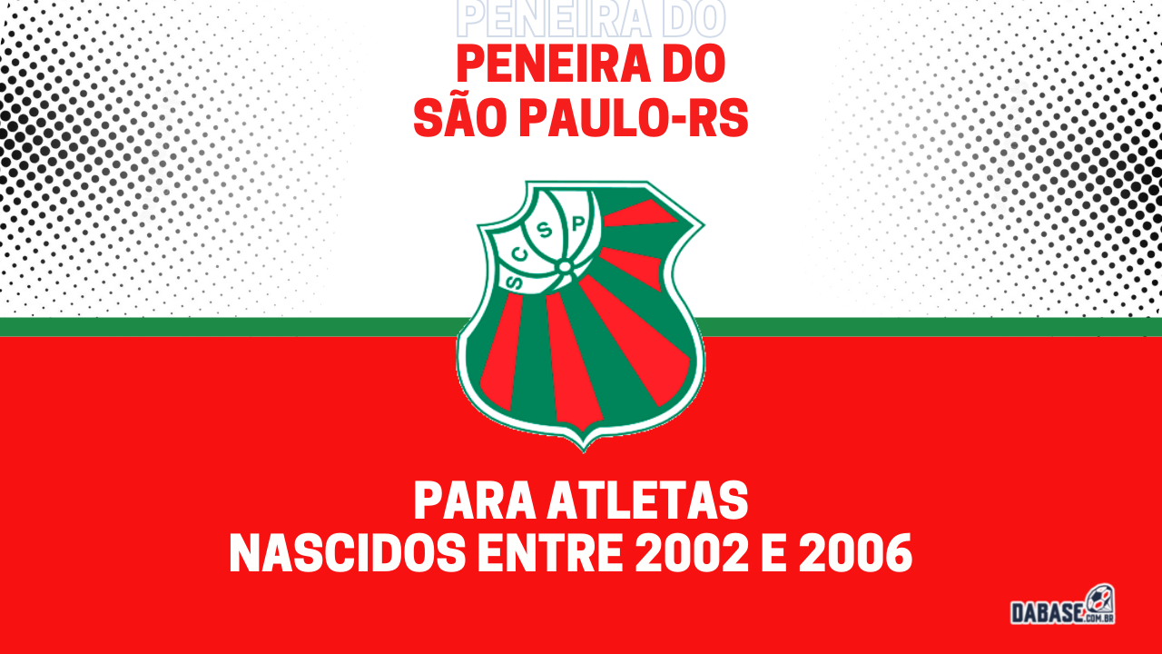 São Paulo-RS realizará peneira para duas categorias