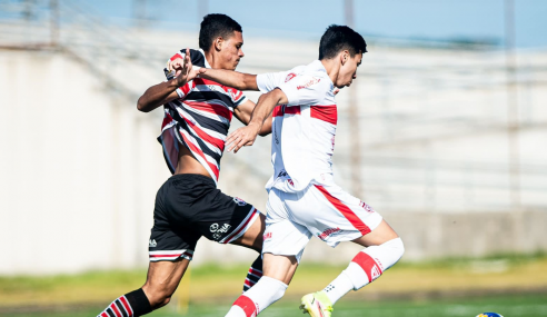 CRB vence Santa Cruz e se garante nas semifinais da Copa do Nordeste Sub-20