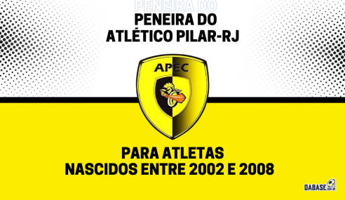 Atlético Pilar-RJ realizará peneira para três categorias