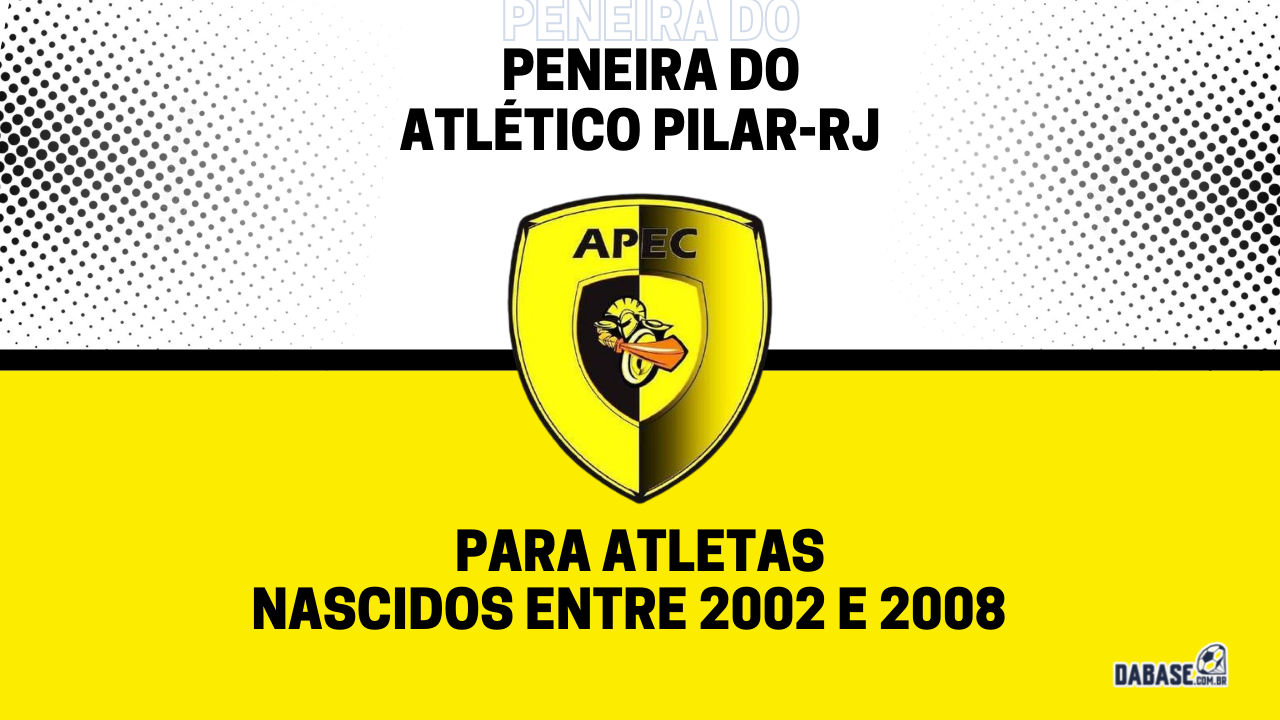 Atlético Pilar-RJ realizará peneira para três categorias