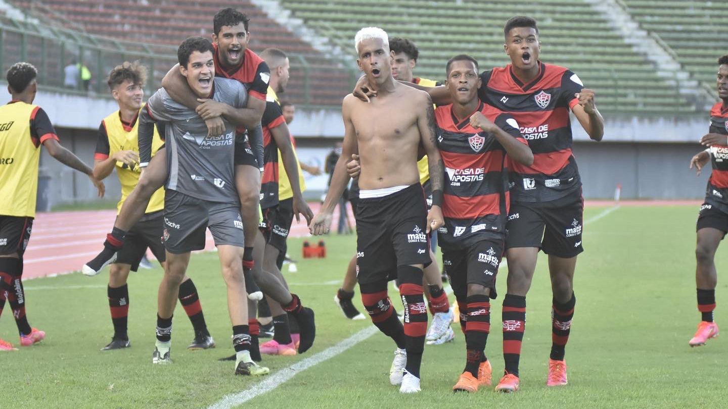 Vitória deslancha no segundo tempo, bate CRB e vai à final da Copa do Nordeste Sub-20