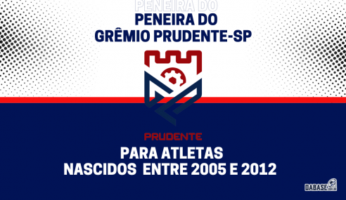 Grêmio Prudente-SP realizará peneira para quatro categorias