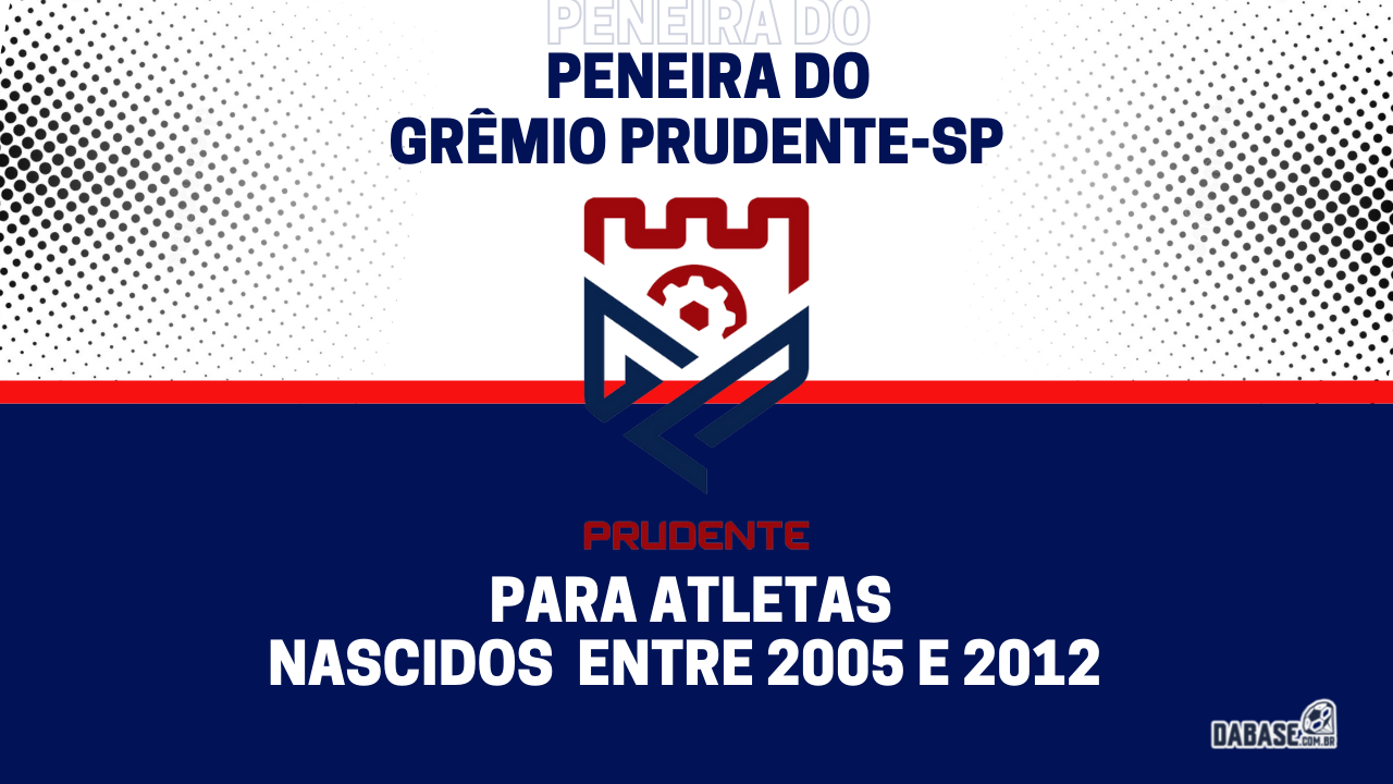 Grêmio Prudente-SP realizará peneira para quatro categorias