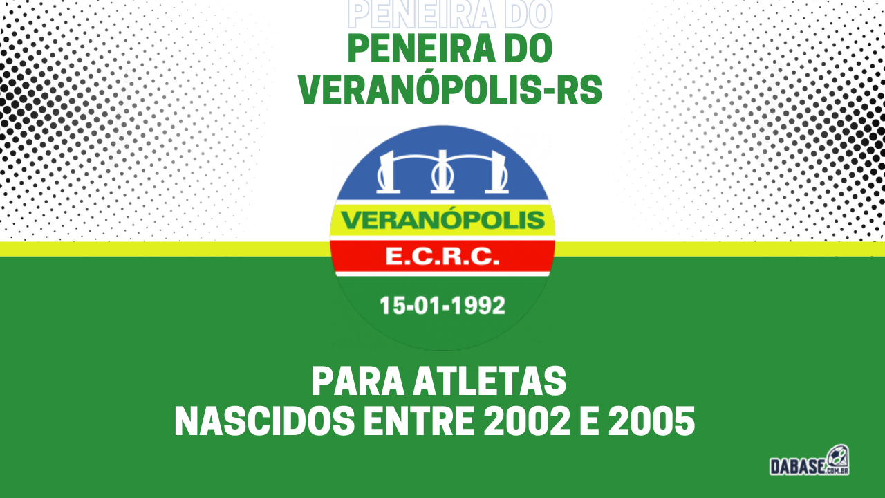 Veranópolis-RS realizará peneira para a equipe sub-20