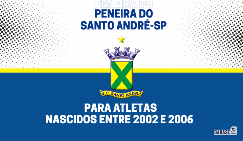 Santo André-SP realizará peneira para duas categorias