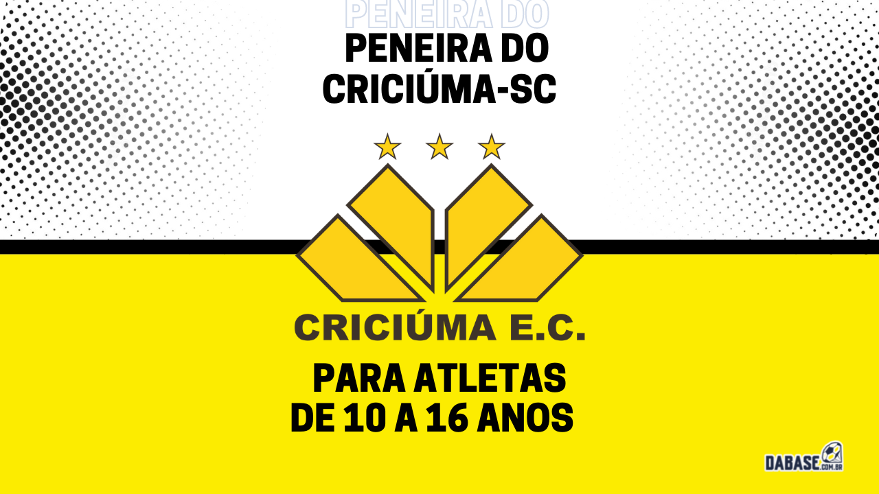 Criciúma-SC realizará peneira para a base feminina